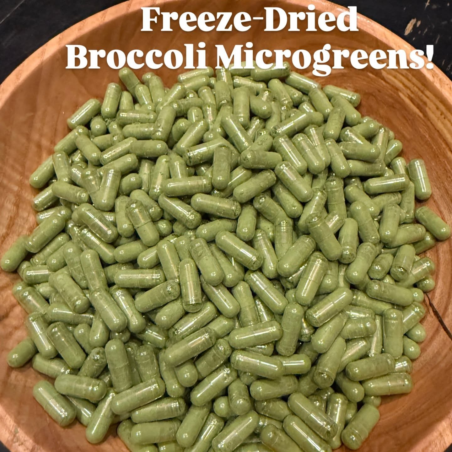 STARTER BOOST. Freeze-Dried Broccoli Microgreens.  30 CAPSULES
